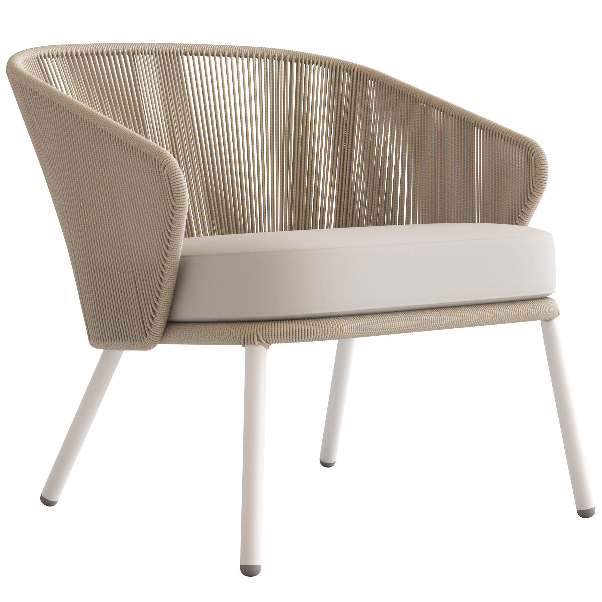 Coco Republic Paros Outdoor Lounge Chair 3D model_1