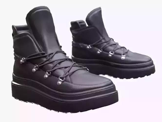 Boots 28 - All MH Bodies - UE5 Skeletons - Rigged Low-poly 3D model