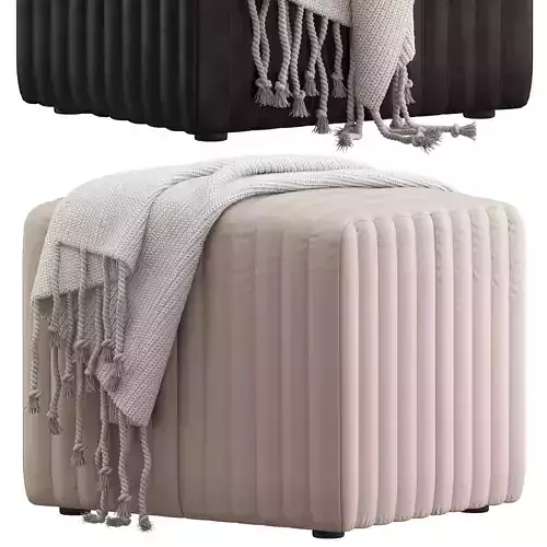 Coco Republic Rosetta Ottoman 3D model
