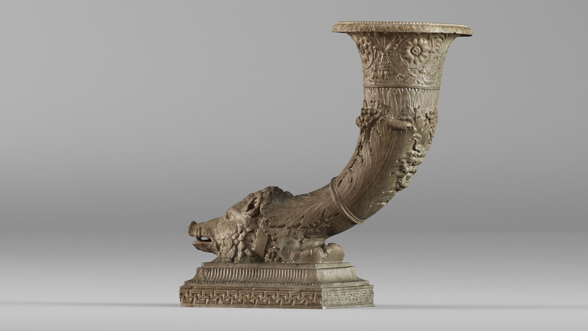 001572 18th-century vase Horn of Plenty Cornucopia 3D model_16