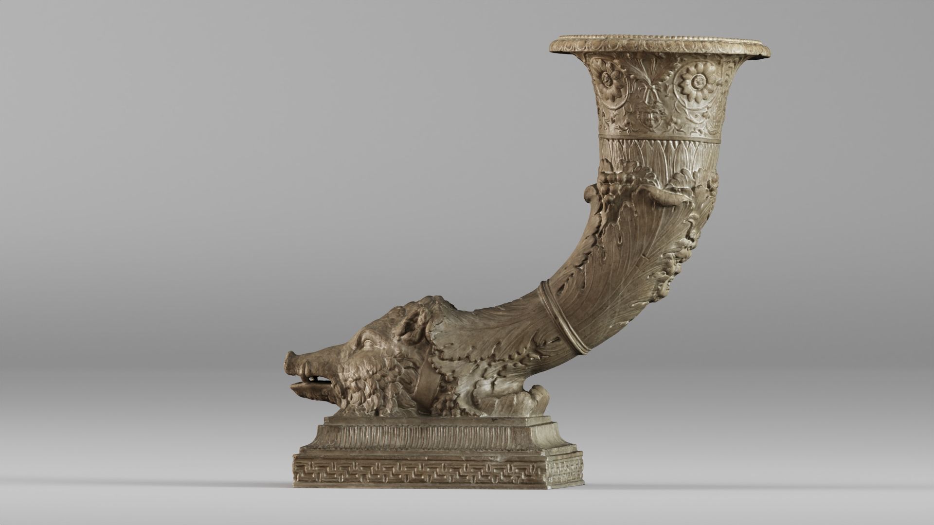 001572 18th-century vase Horn of Plenty Cornucopia 3D model_17