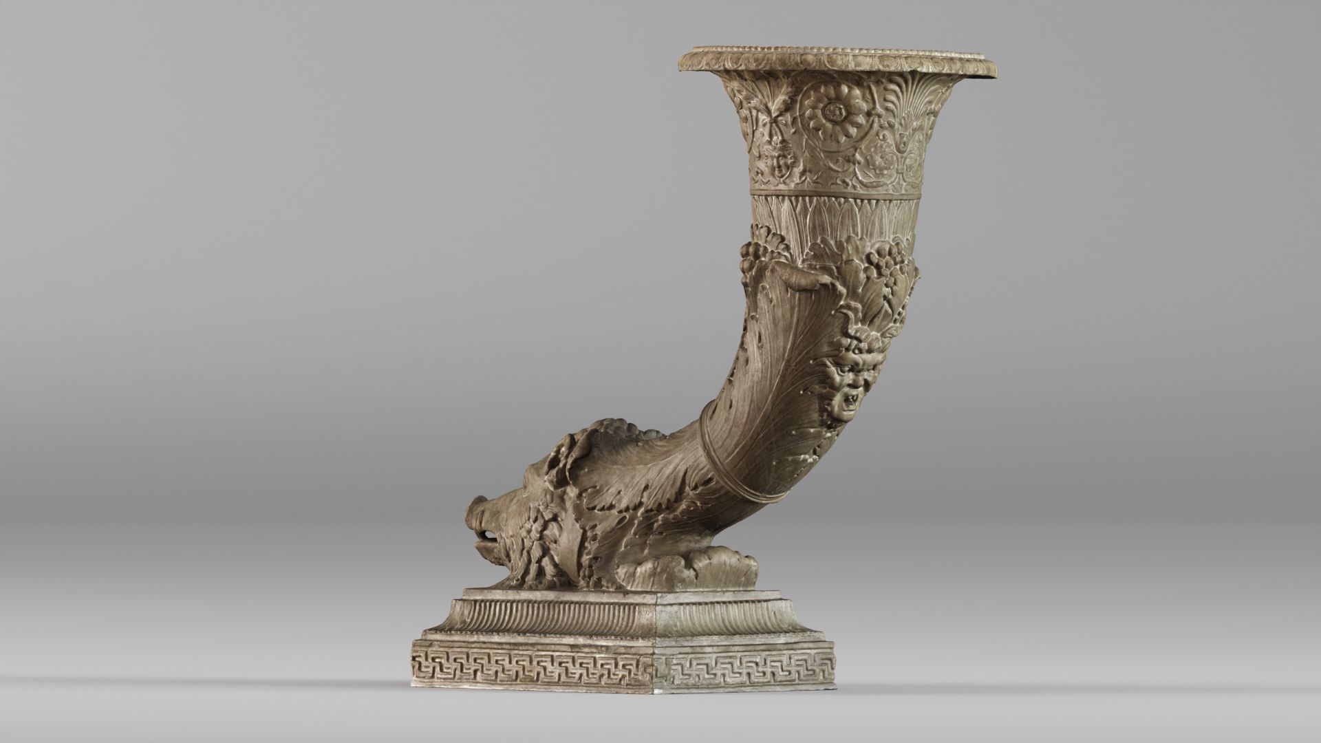001572 18th-century vase Horn of Plenty Cornucopia 3D model_15