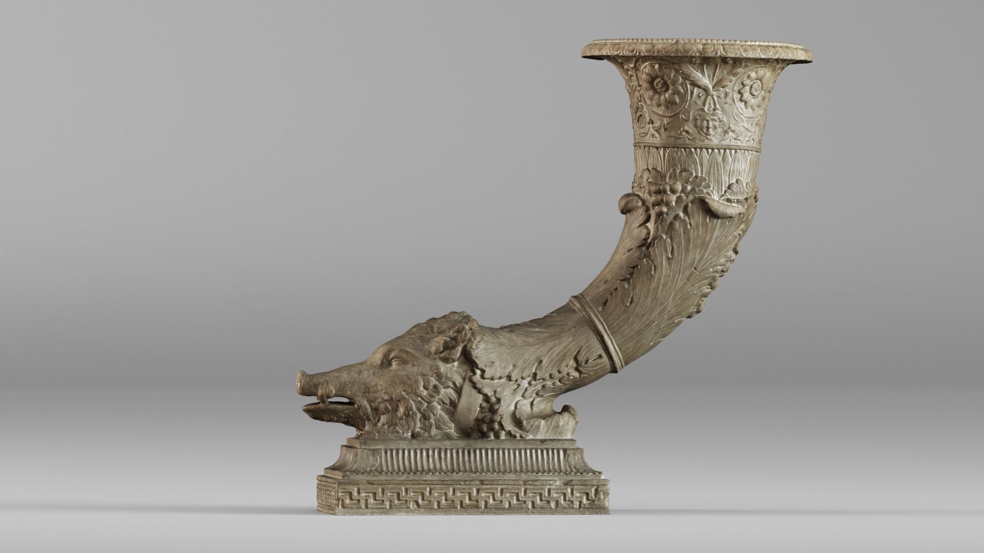 001572 18th-century vase Horn of Plenty Cornucopia 3D model_19