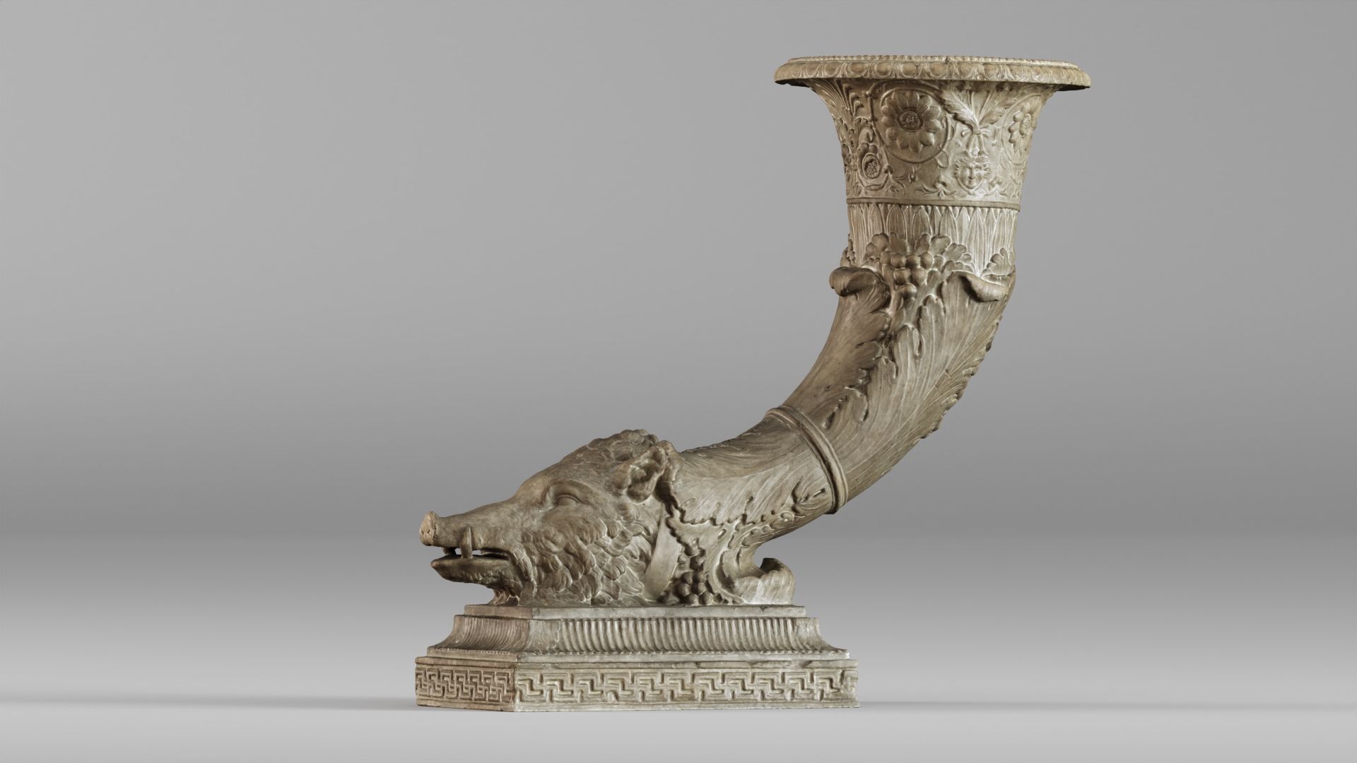 001572 18th-century vase Horn of Plenty Cornucopia 3D model_3