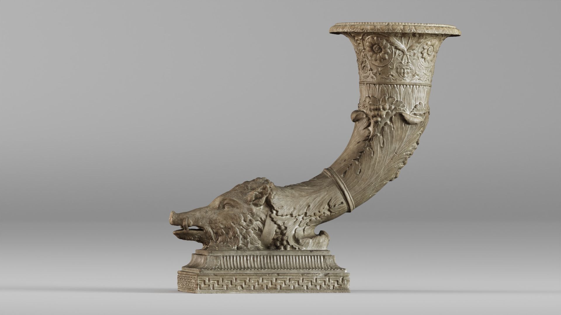 001572 18th-century vase Horn of Plenty Cornucopia 3D model_2