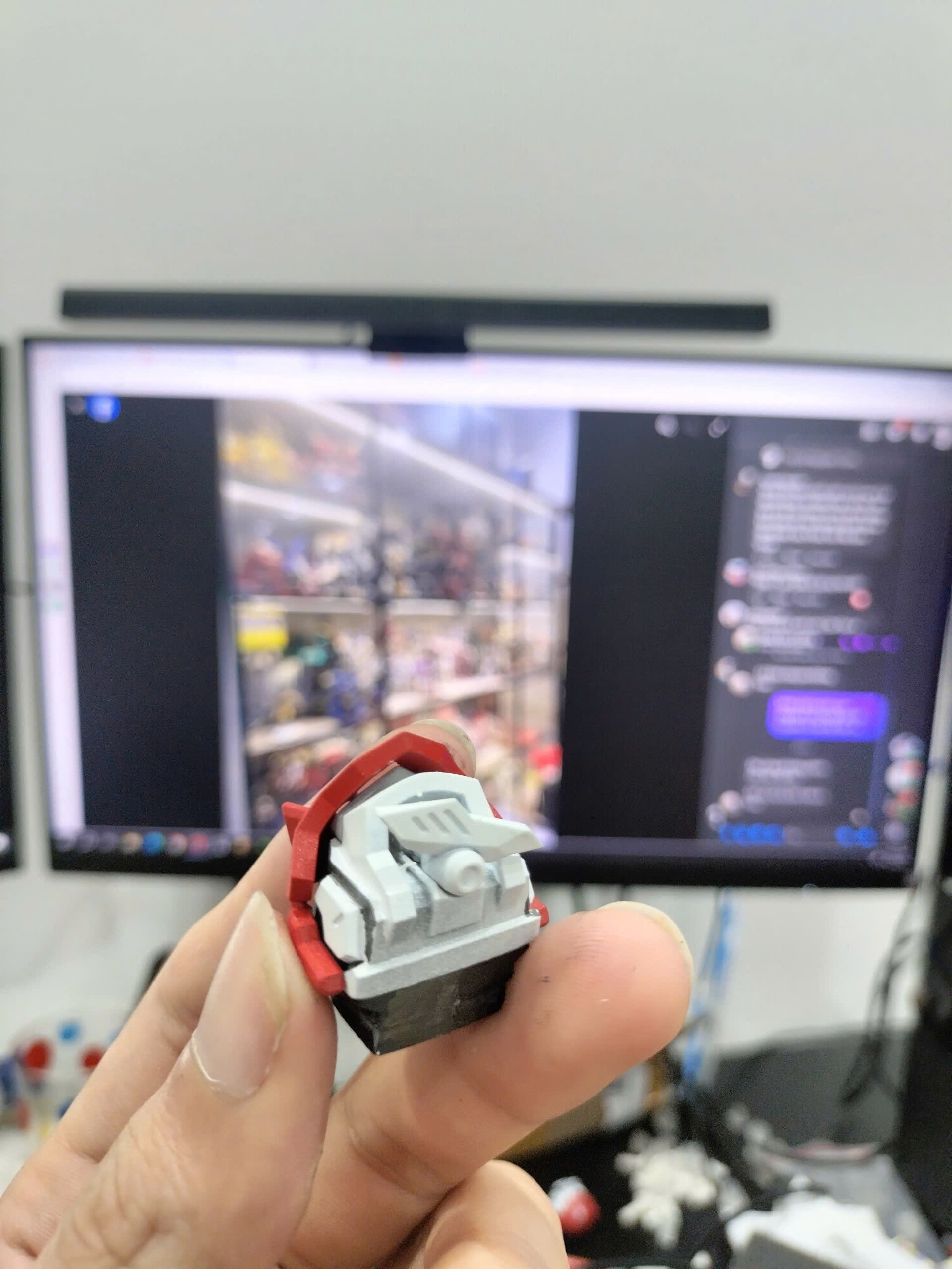 Keycap 3D Printed Custom Barbatos Gundam 3D print model_12