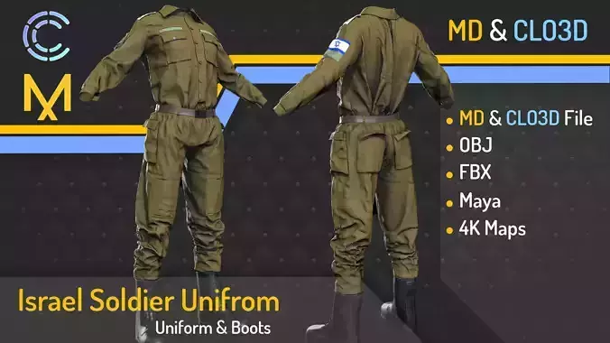 Israel Soldier Uniform 