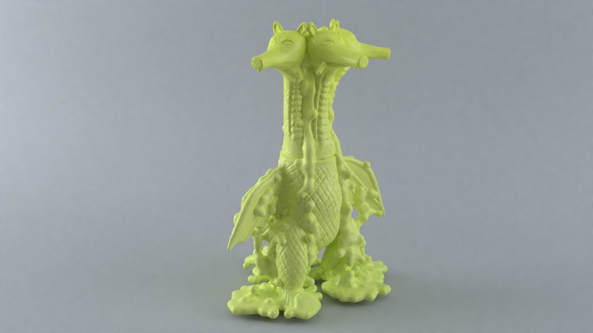 QuasiGhidorah Quasimoto x King ghidorah 3D print model_2