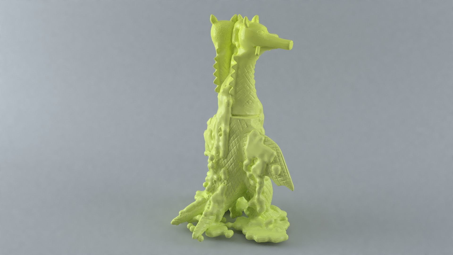 QuasiGhidorah Quasimoto x King ghidorah 3D print model_4