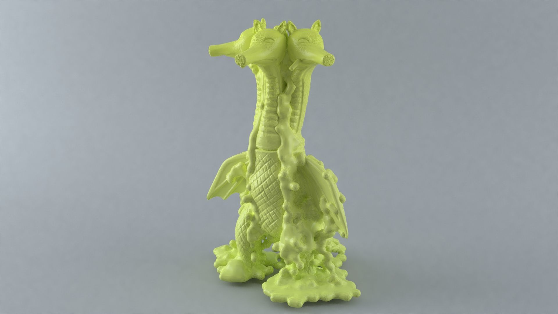 QuasiGhidorah Quasimoto x King ghidorah 3D print model_1