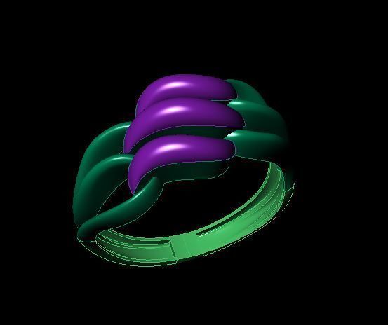 Rings 3D print model_2