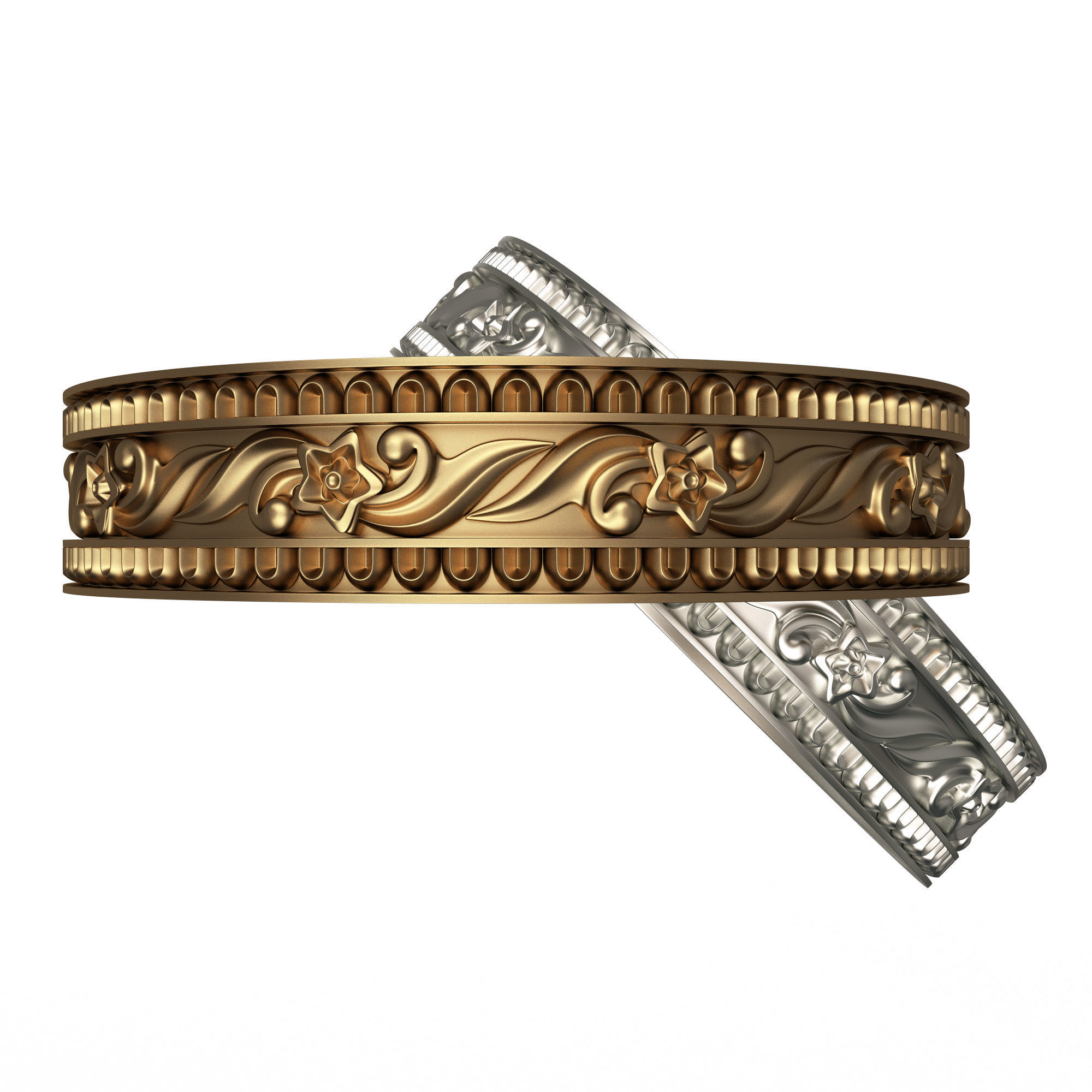 Jewellery Ring 018 Low-poly 3D model_4