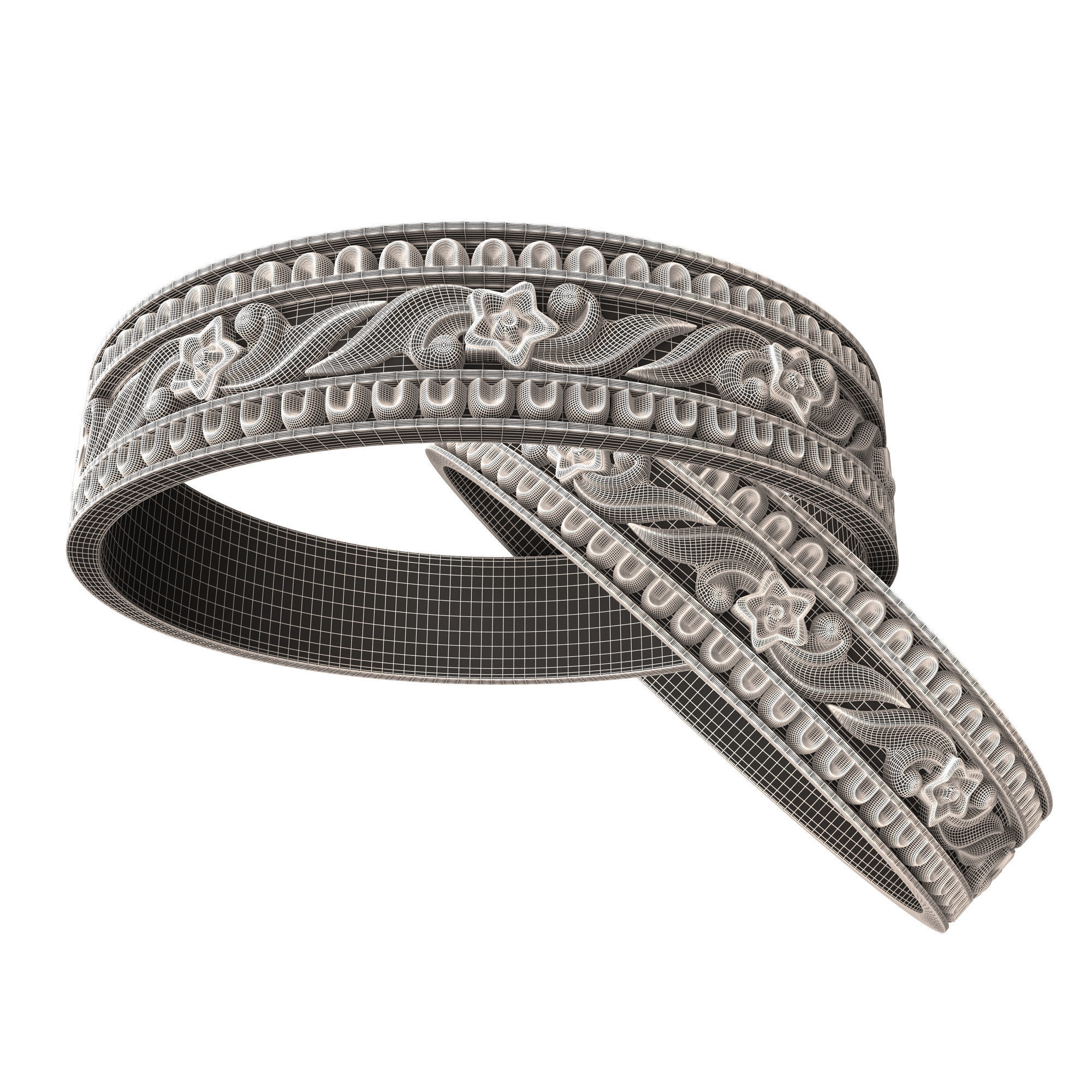 Jewellery Ring 018 Low-poly 3D model_17