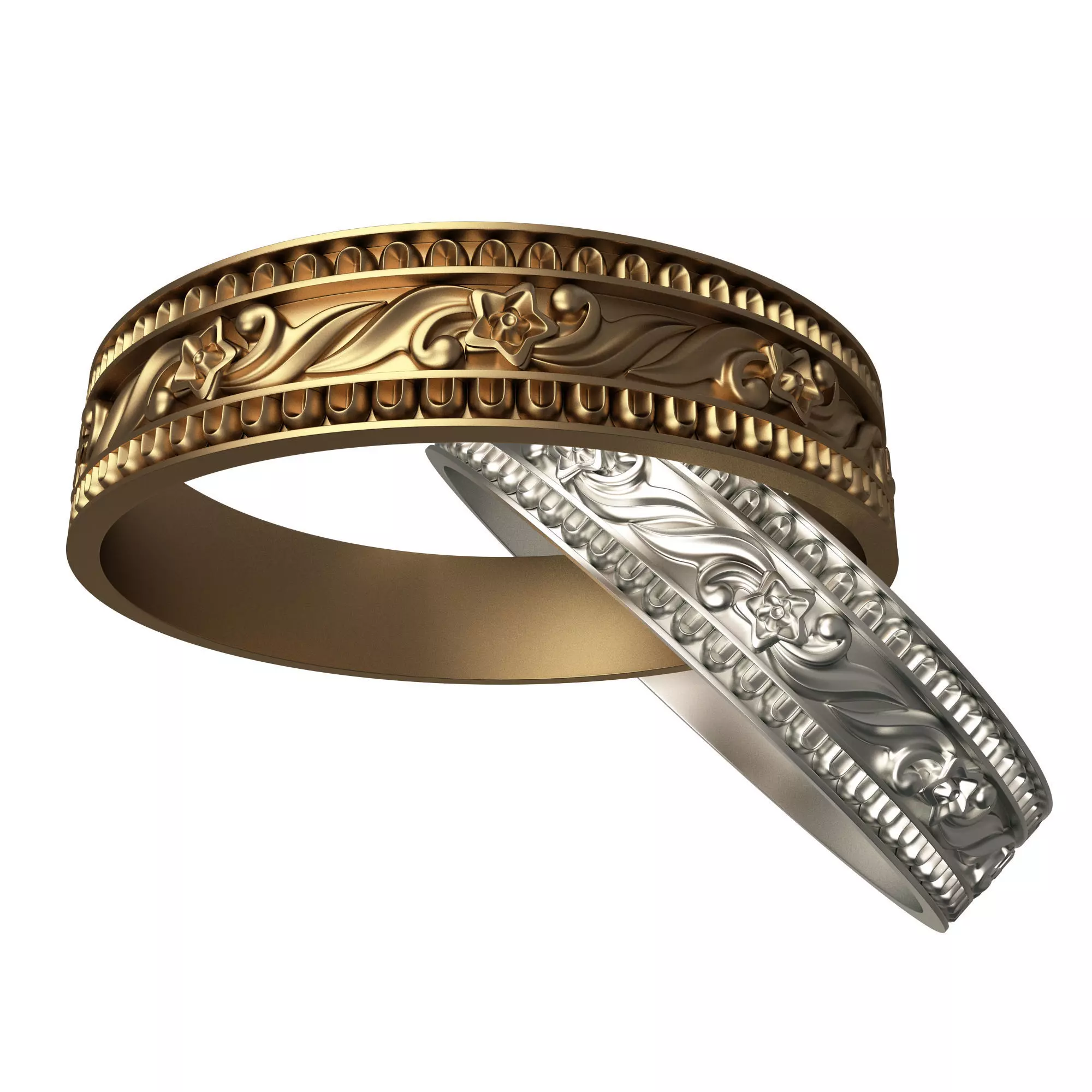 Jewellery Ring 018 Low-poly 3D model_0