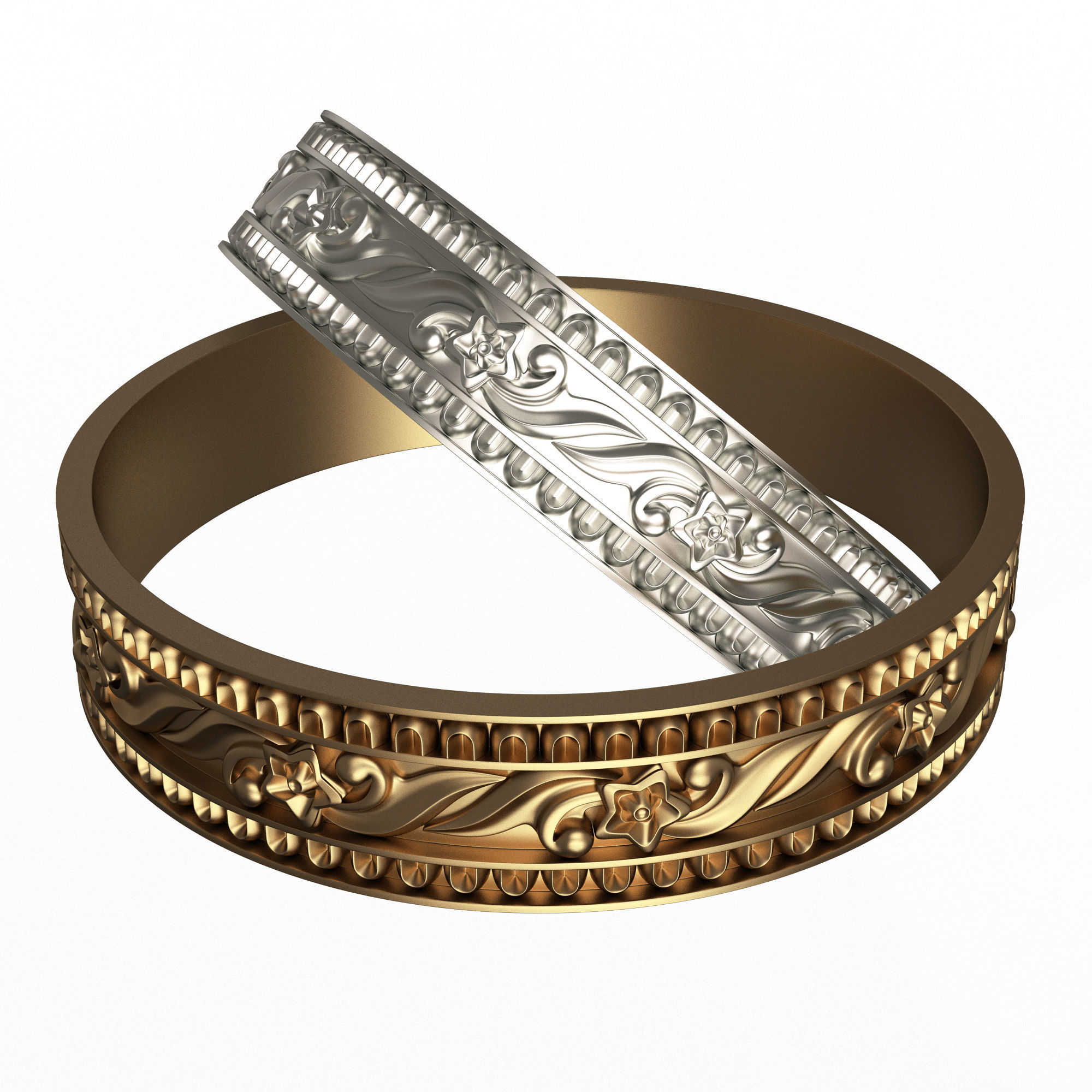 Jewellery Ring 018 Low-poly 3D model_5