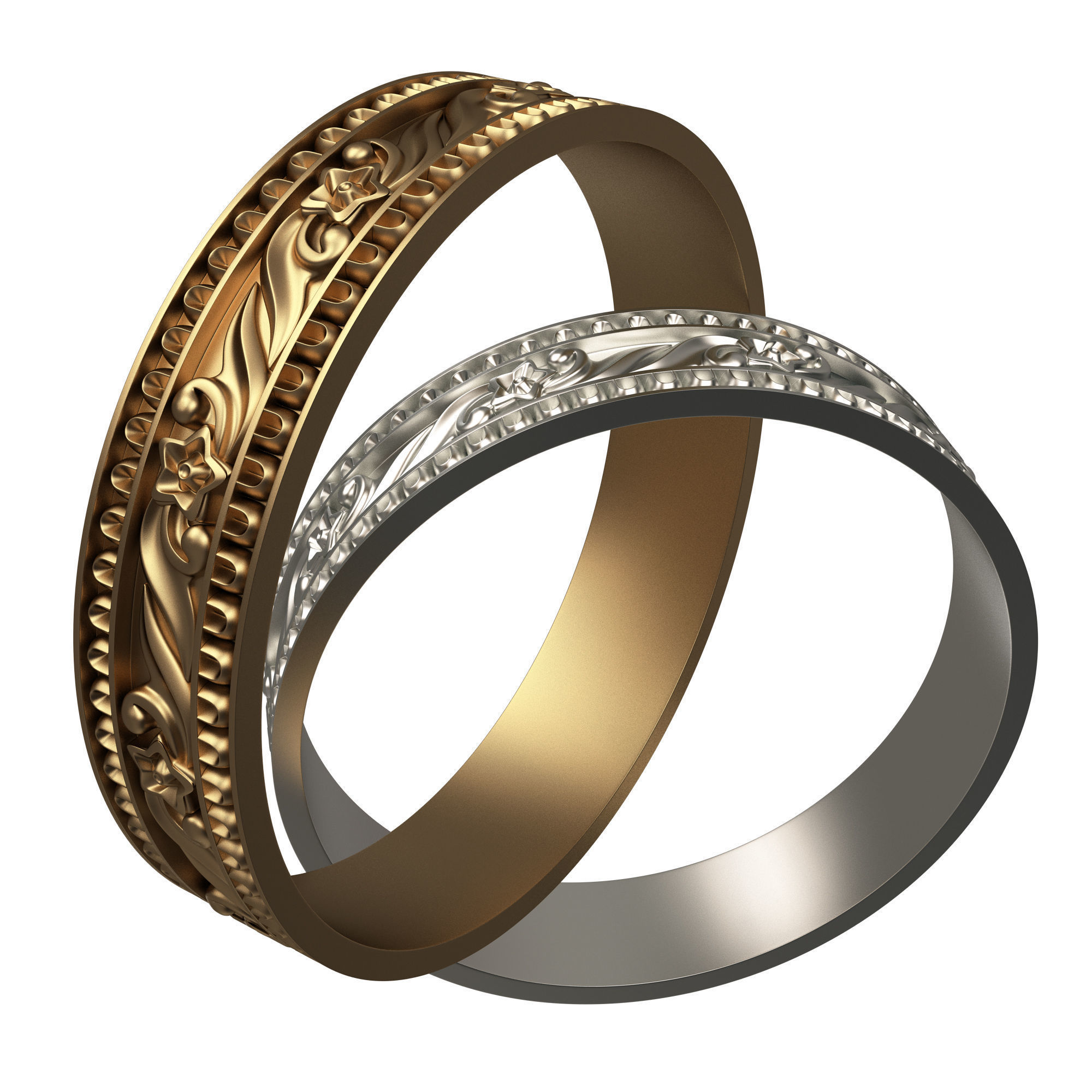 Jewellery Ring 018 Low-poly 3D model_3