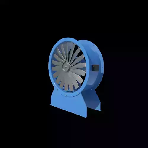Axial Flow Fan 3D model