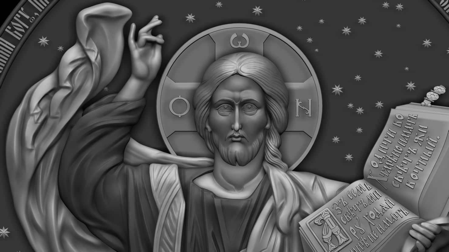 Christ Pantocrator 2 3D model_1