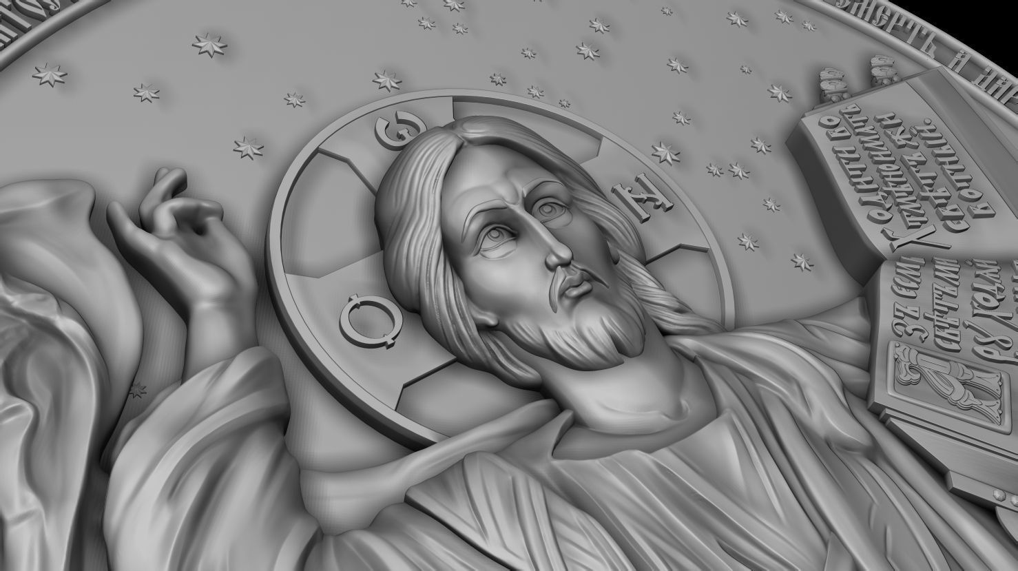Christ Pantocrator 2 3D model_2