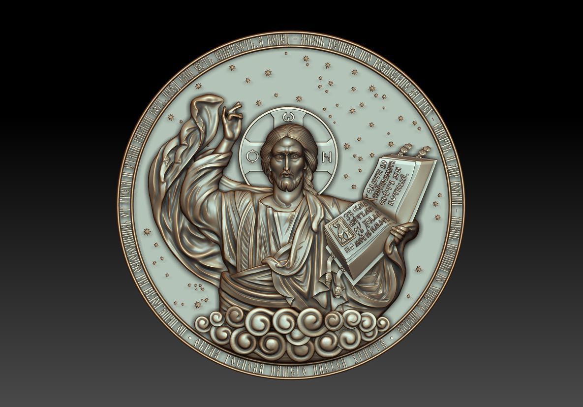 Christ Pantocrator 2 3D model_9
