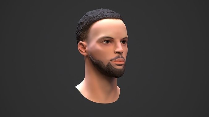 Steph Curry Free low-poly 3D model
