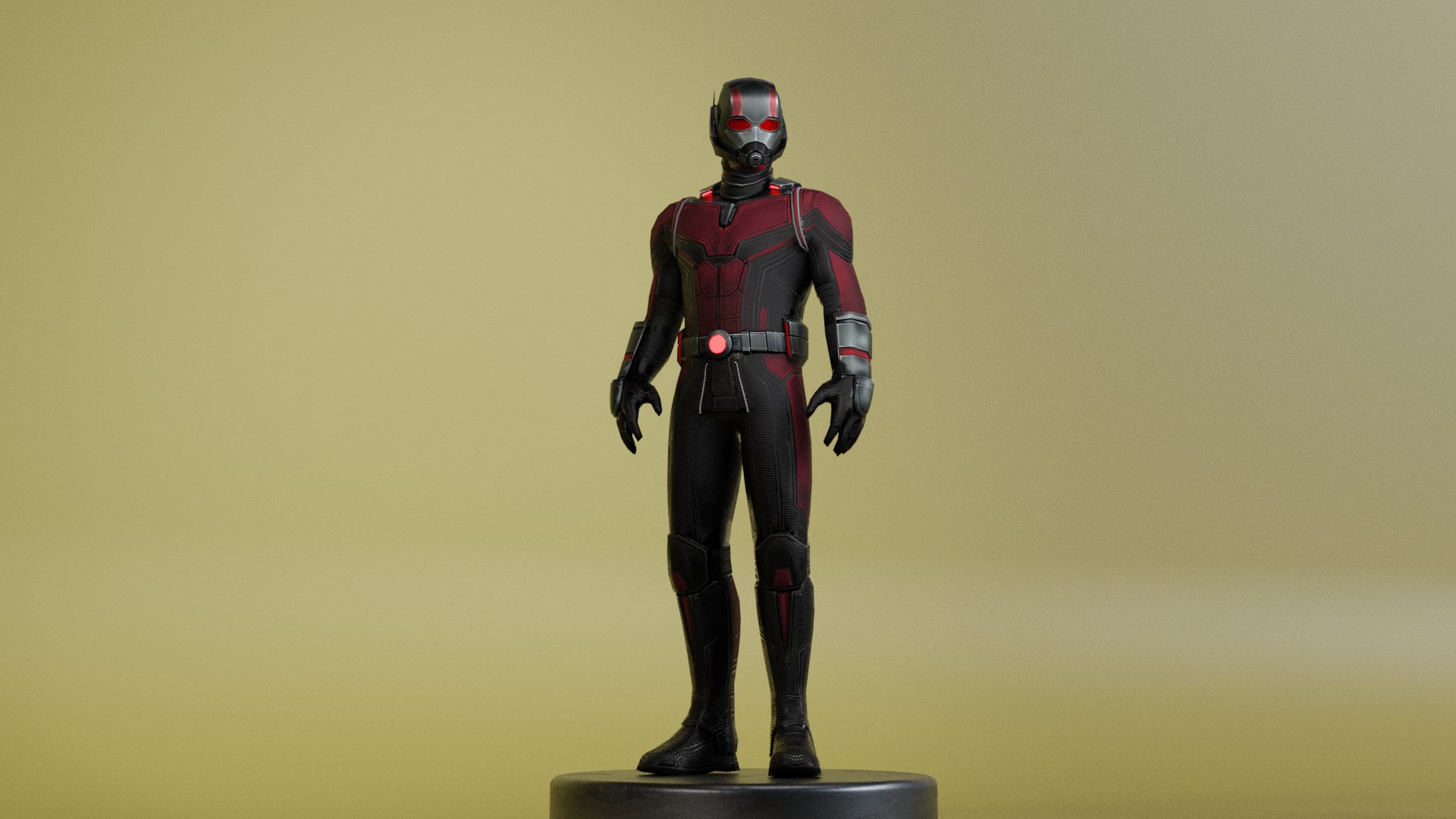 Ant-Man Low-poly 3D model_17