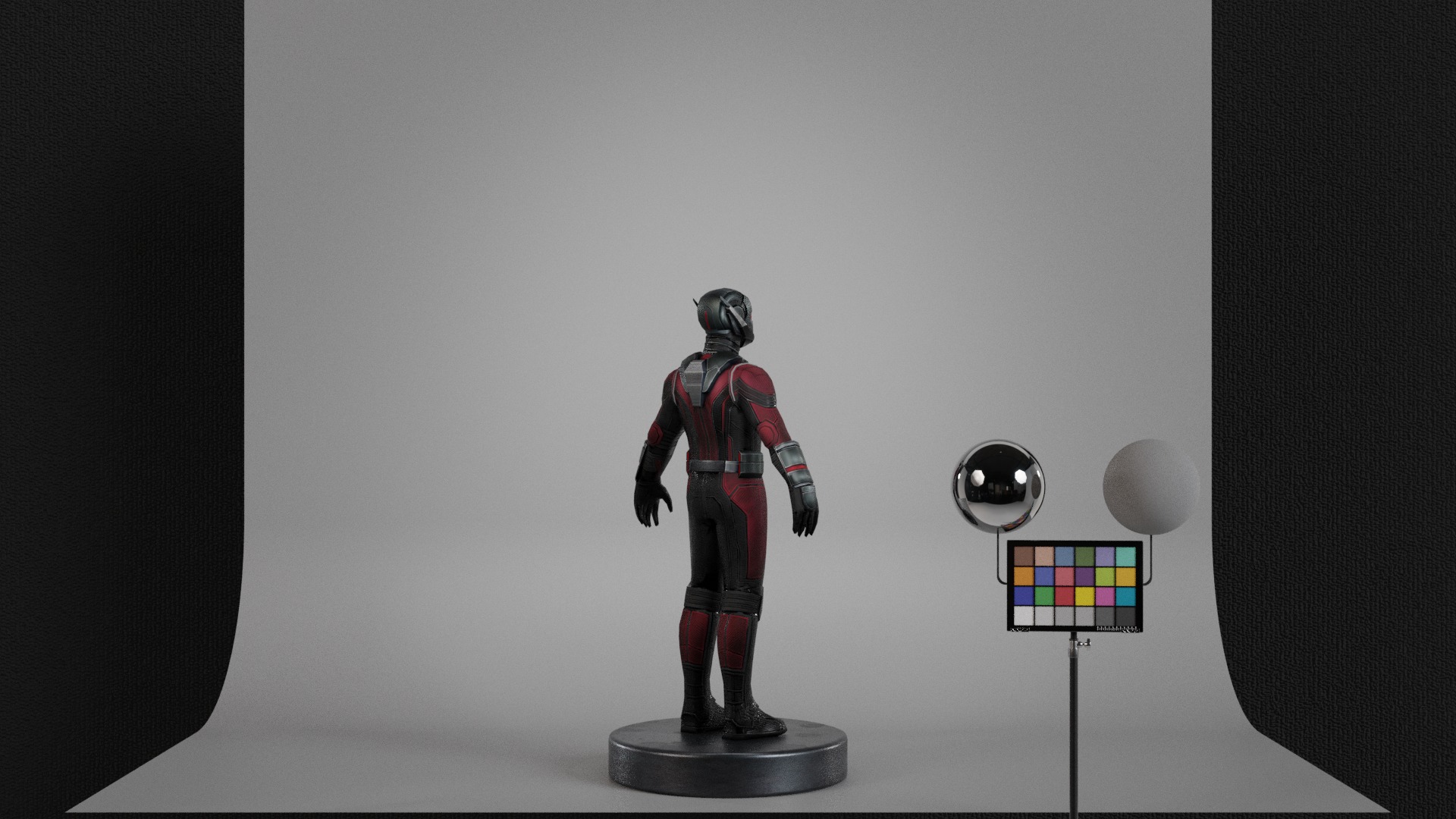 Ant-Man Low-poly 3D model_4