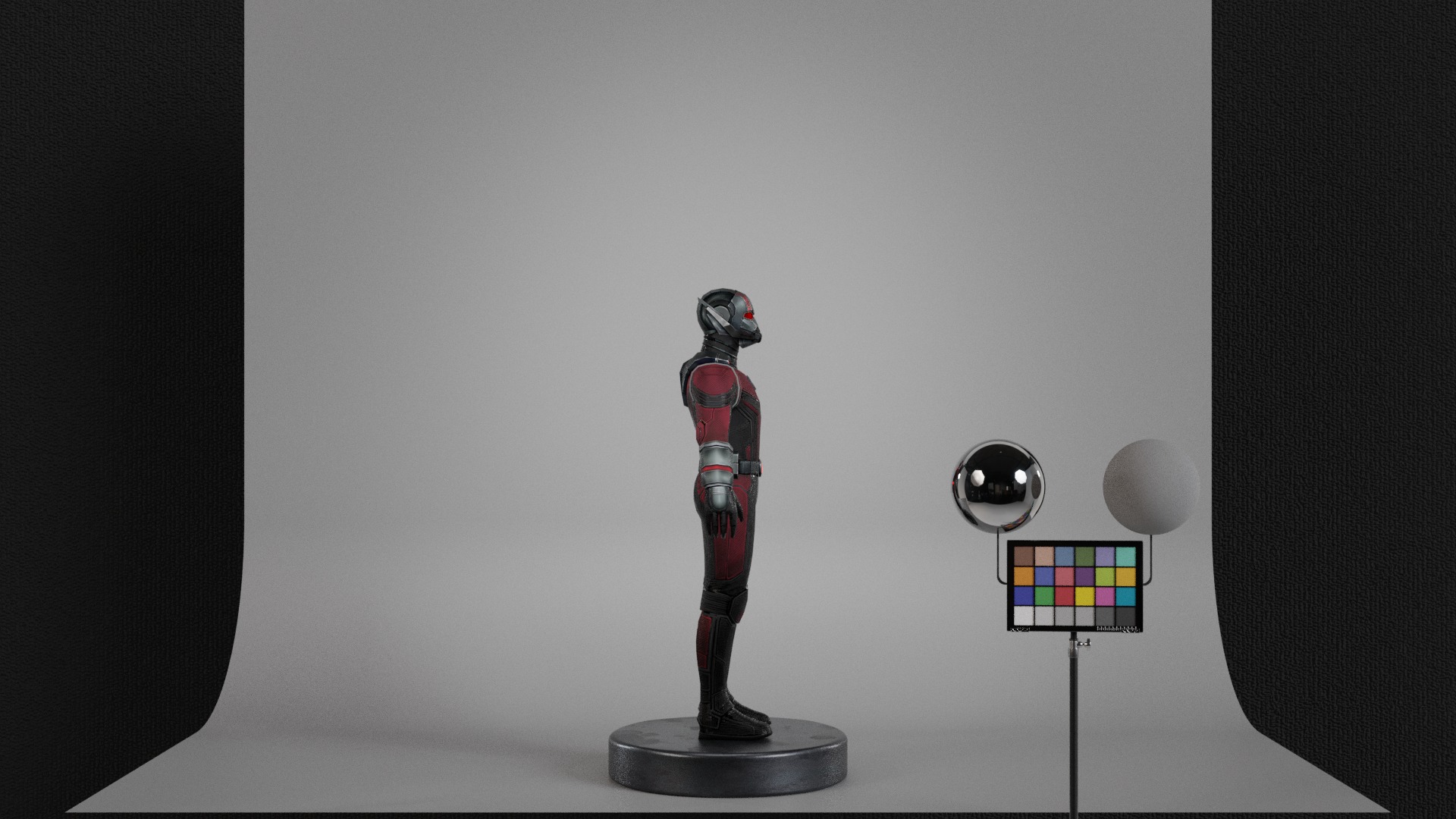 Ant-Man Low-poly 3D model_3