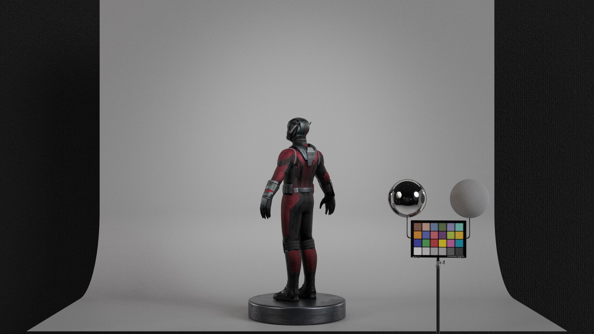 Ant-Man Low-poly 3D model_6
