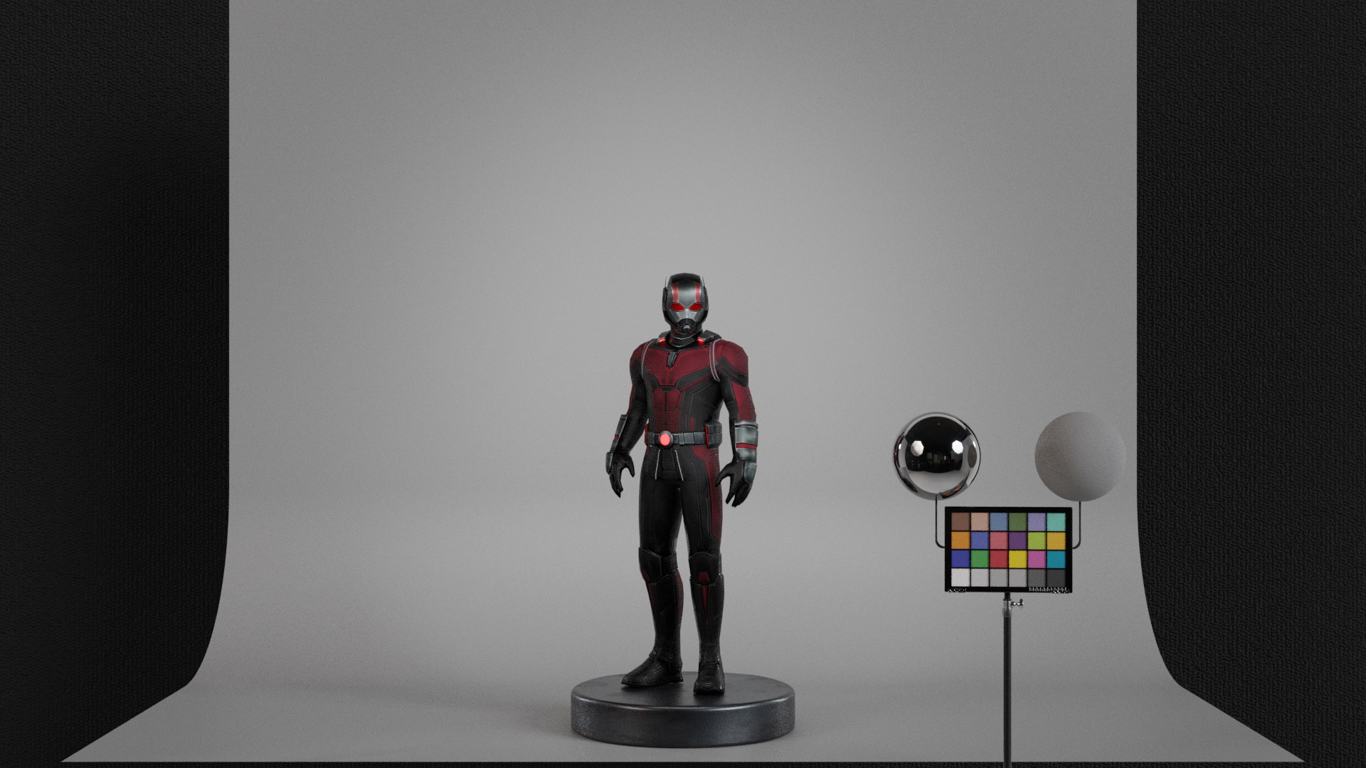 Ant-Man Low-poly 3D model_9