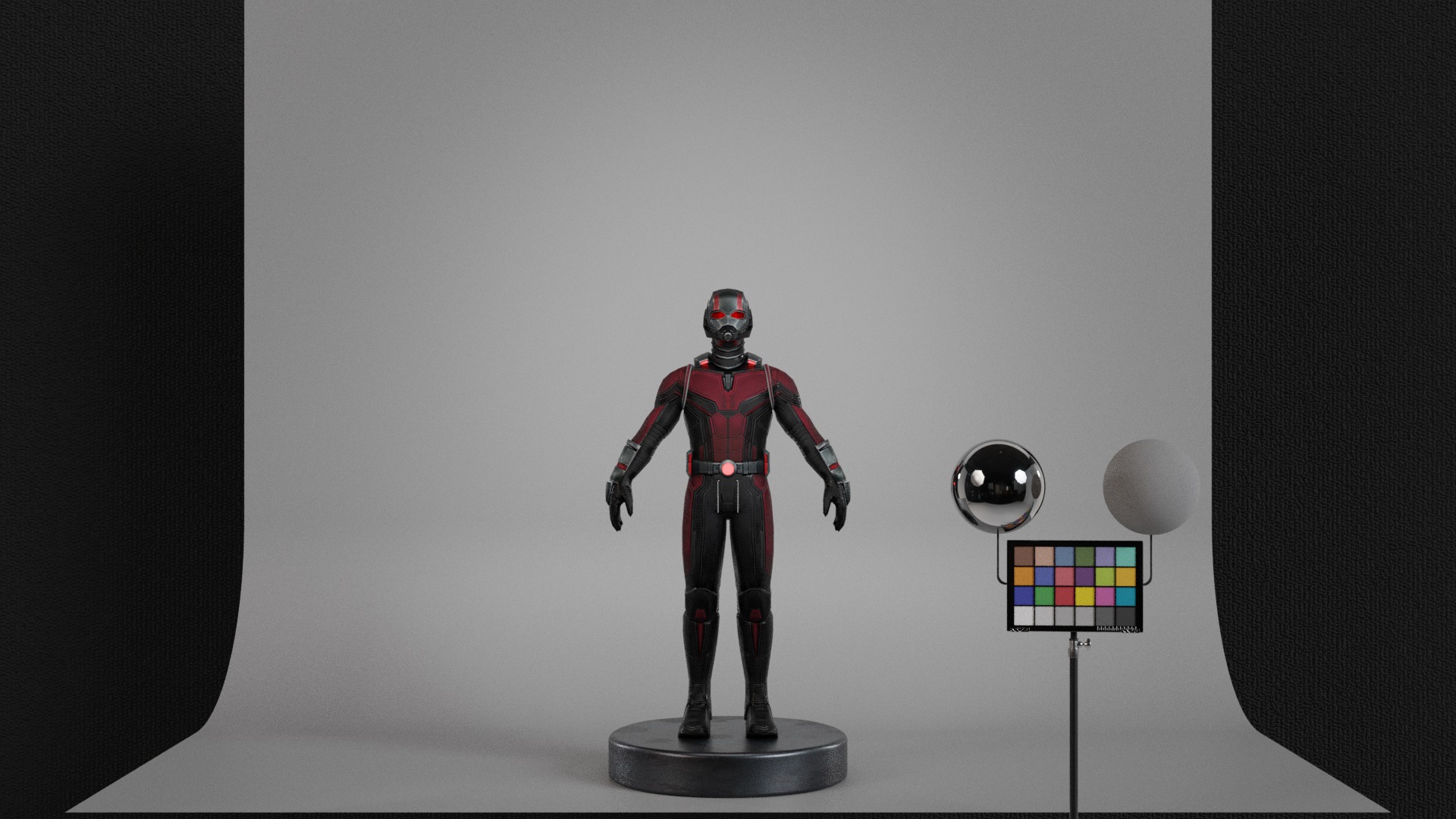 Ant-Man Low-poly 3D model_1