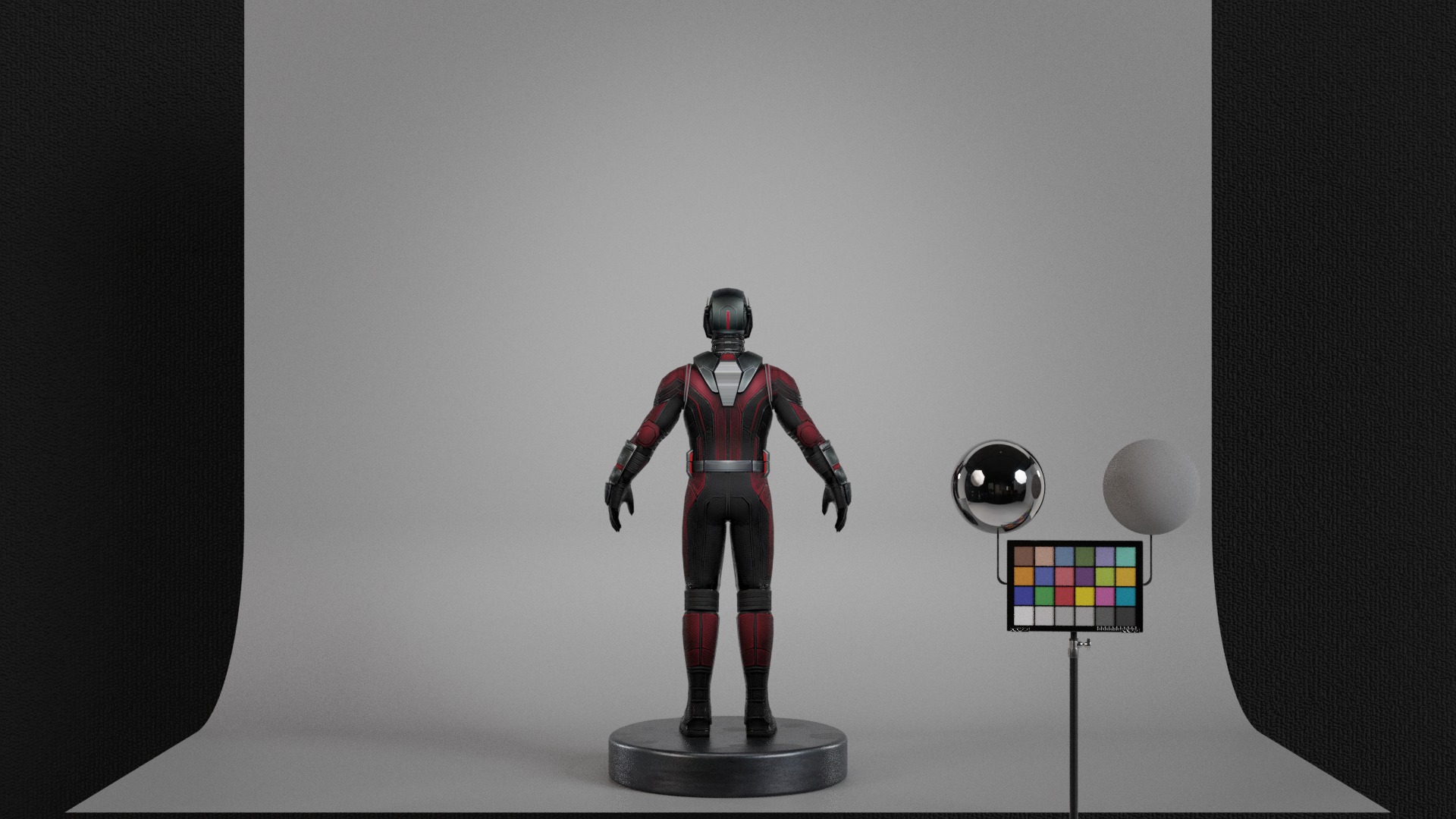 Ant-Man Low-poly 3D model_5