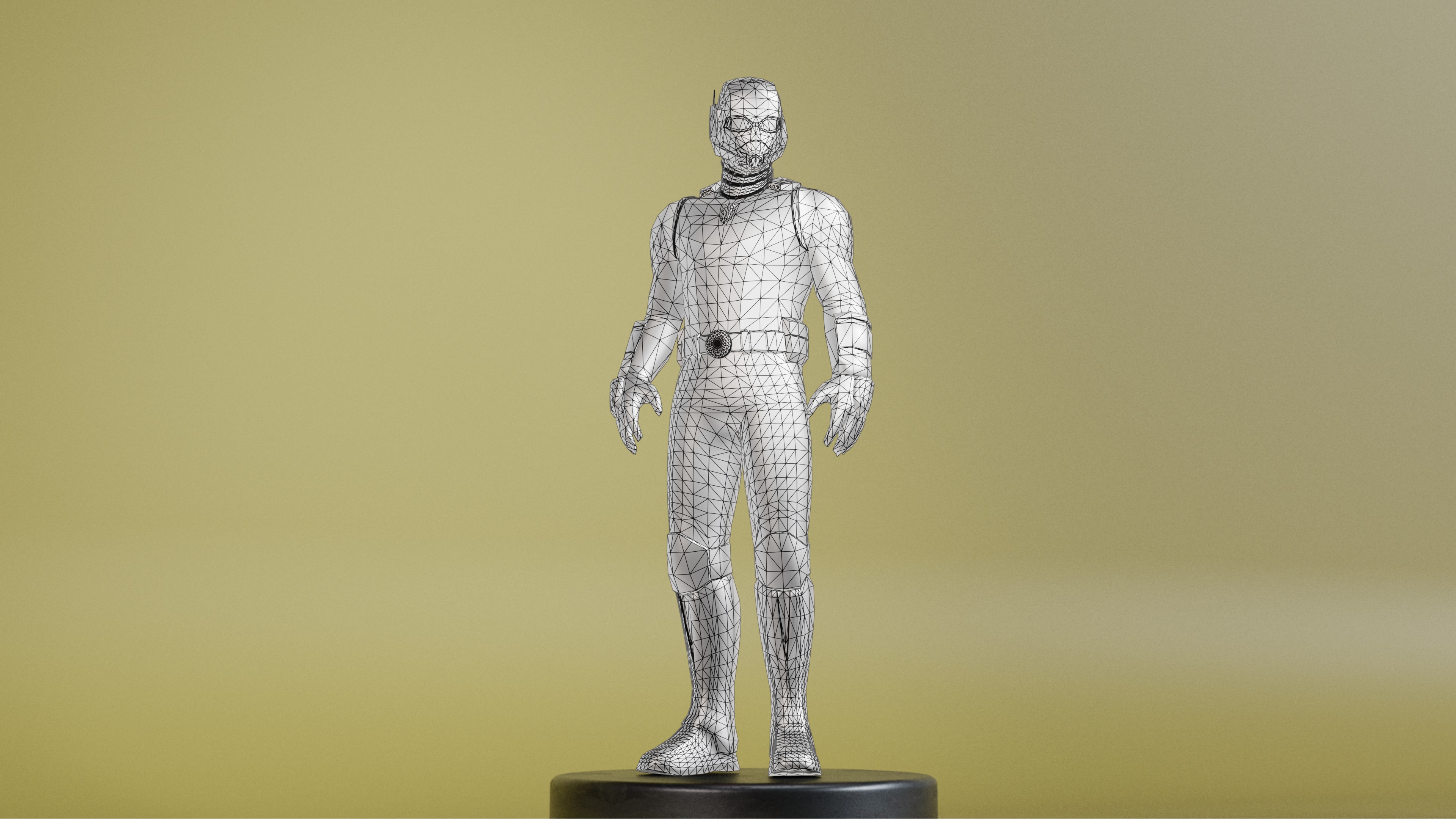 Ant-Man Low-poly 3D model_19