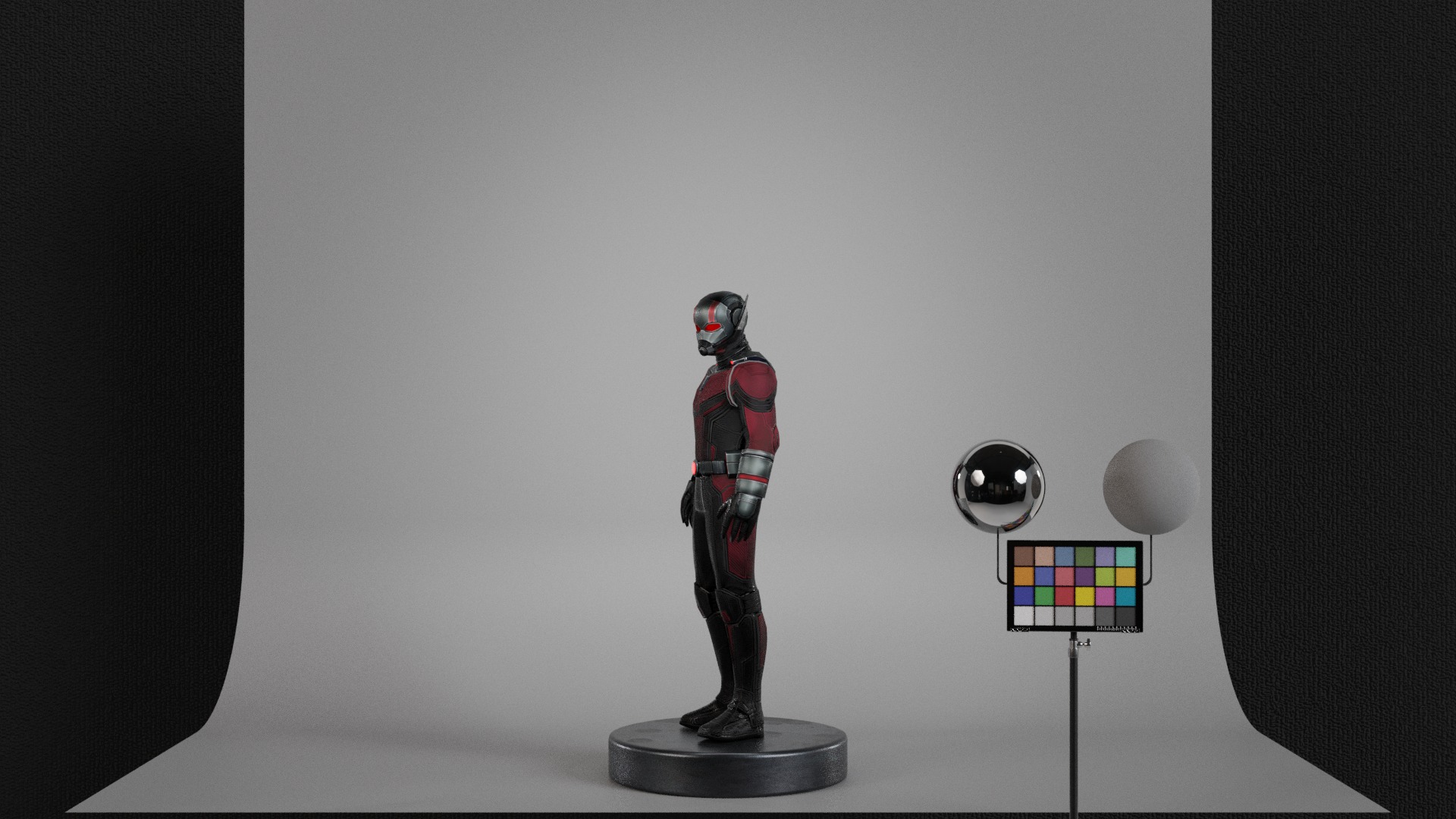 Ant-Man Low-poly 3D model_16