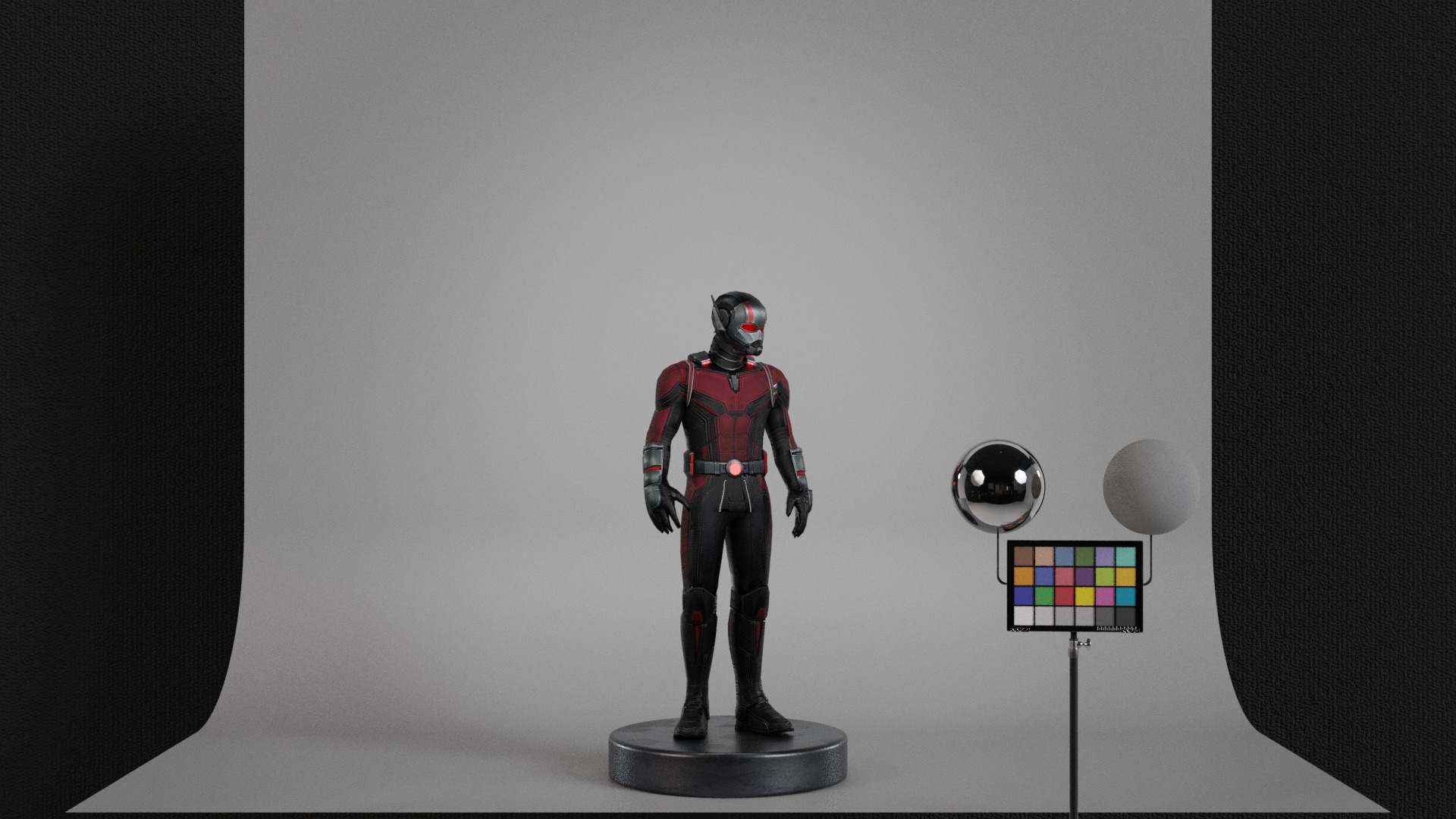 Ant-Man Low-poly 3D model_10