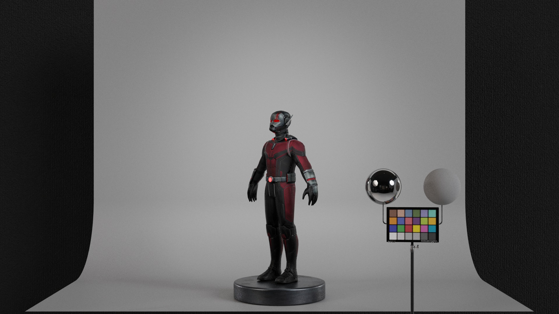 Ant-Man Low-poly 3D model_8