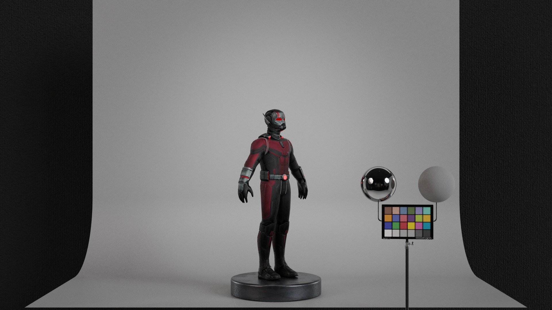 Ant-Man Low-poly 3D model_2