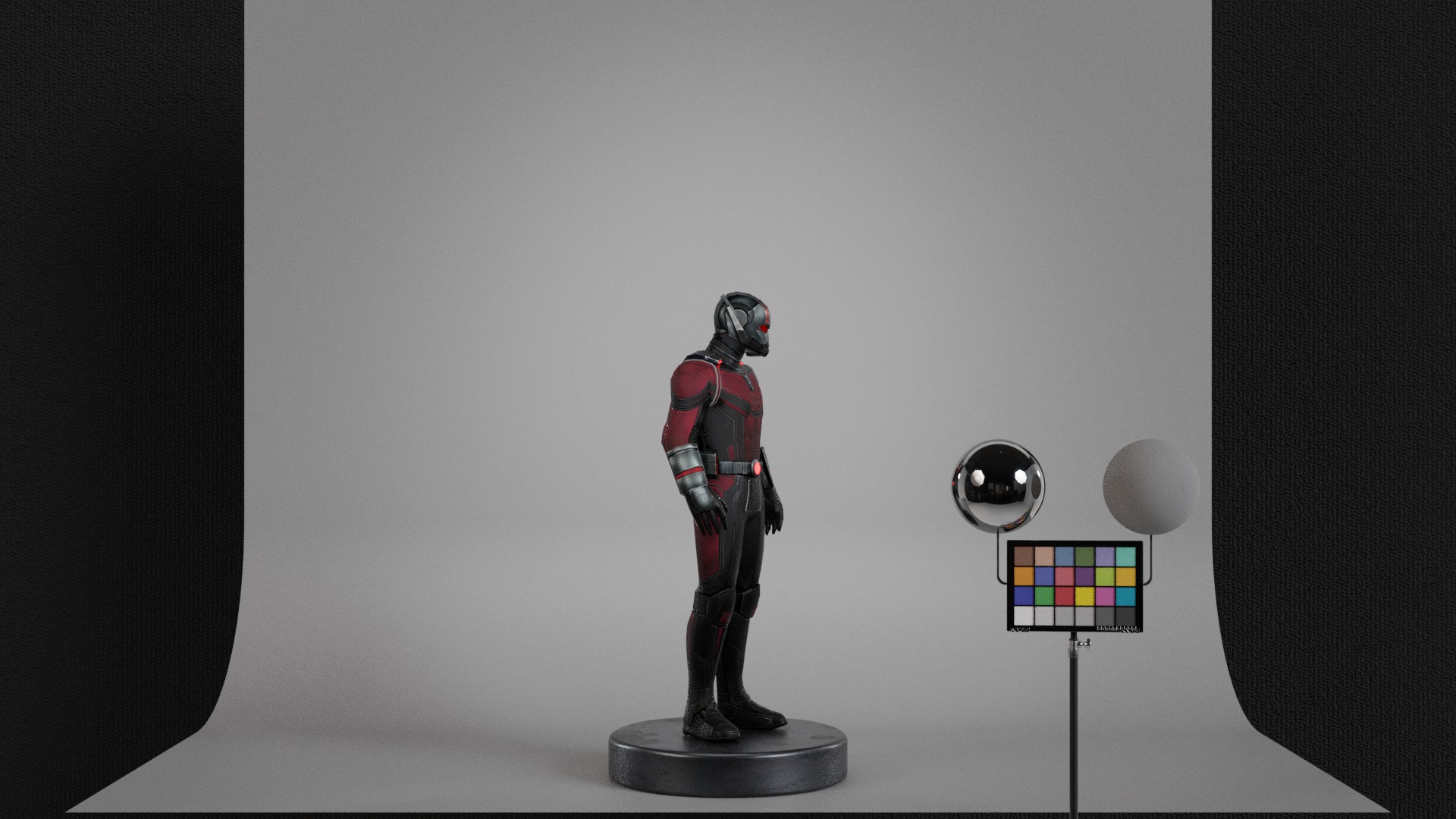 Ant-Man Low-poly 3D model_11
