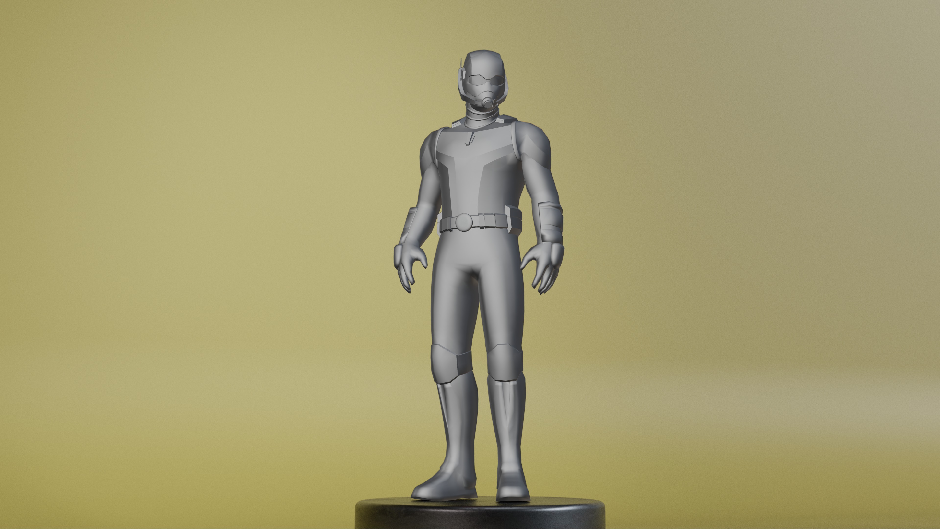Ant-Man Low-poly 3D model_18