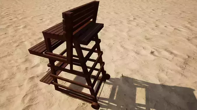 Lifeguard Chair on beach