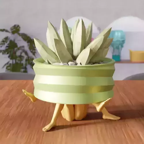 Woman Leg Holder Planter - 320