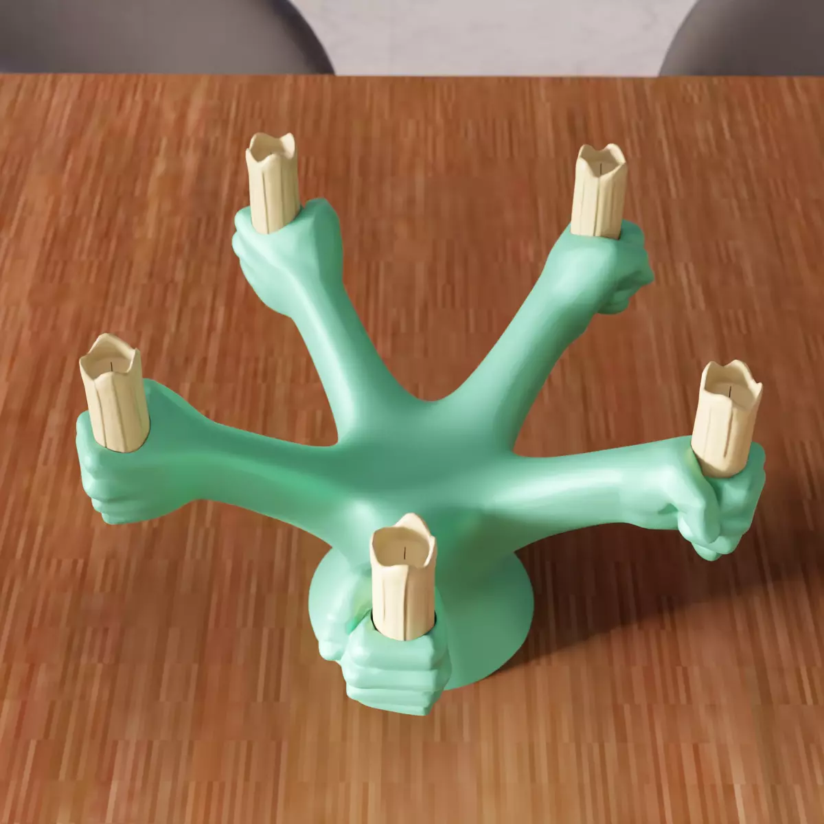 Human Hand Candle Holder - 319 3D print model_4