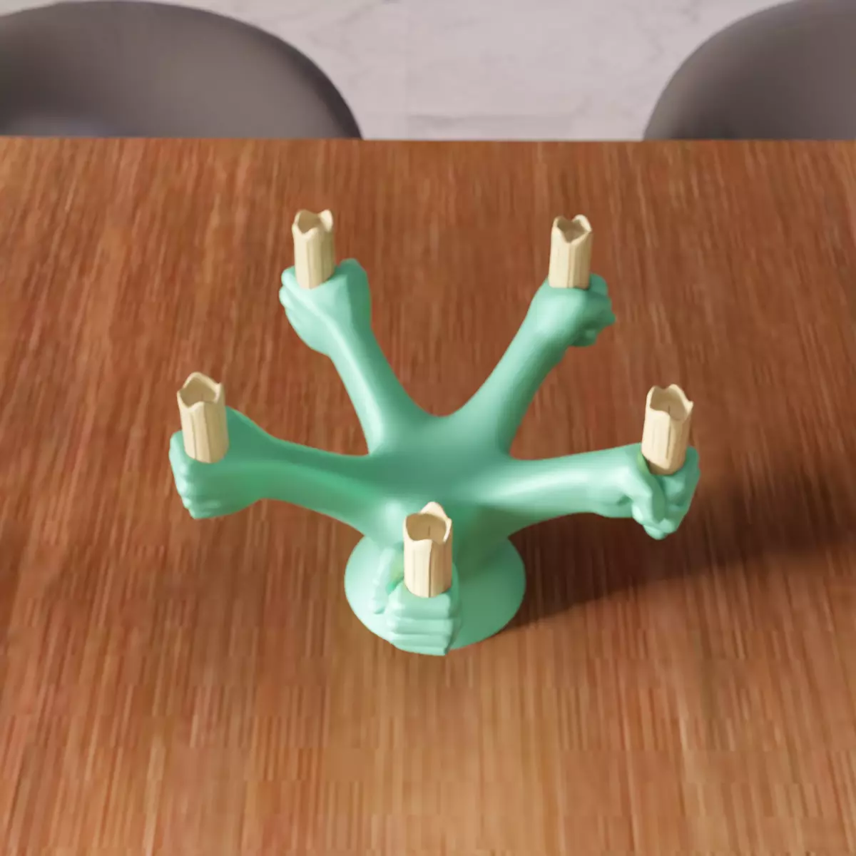 Human Hand Candle Holder - 319 3D print model_1