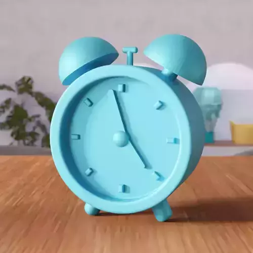 Analog Alarm Clock - 316 3D print model