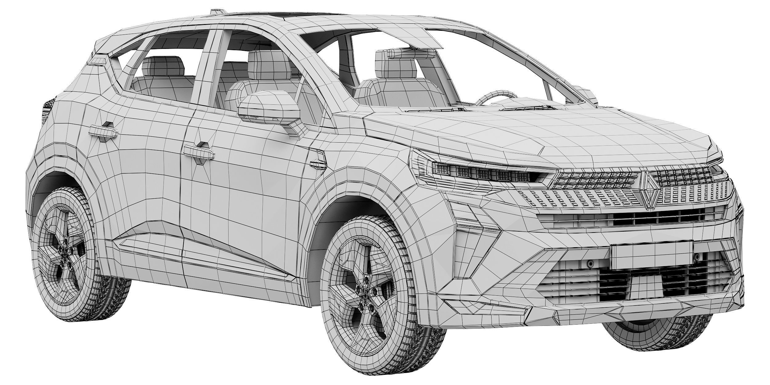 Renault Captur 2025 3D model_14