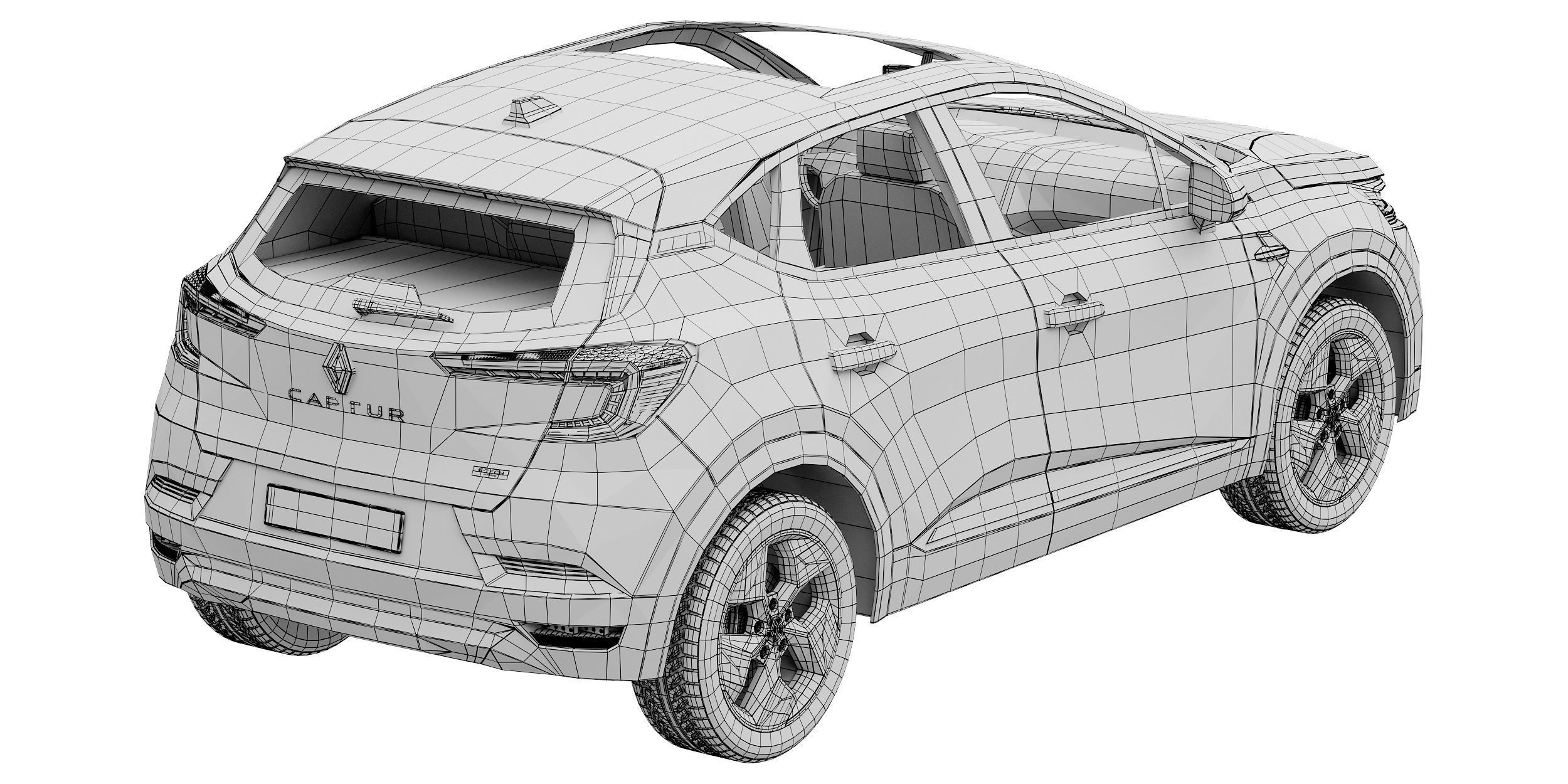 Renault Captur 2025 3D model_17