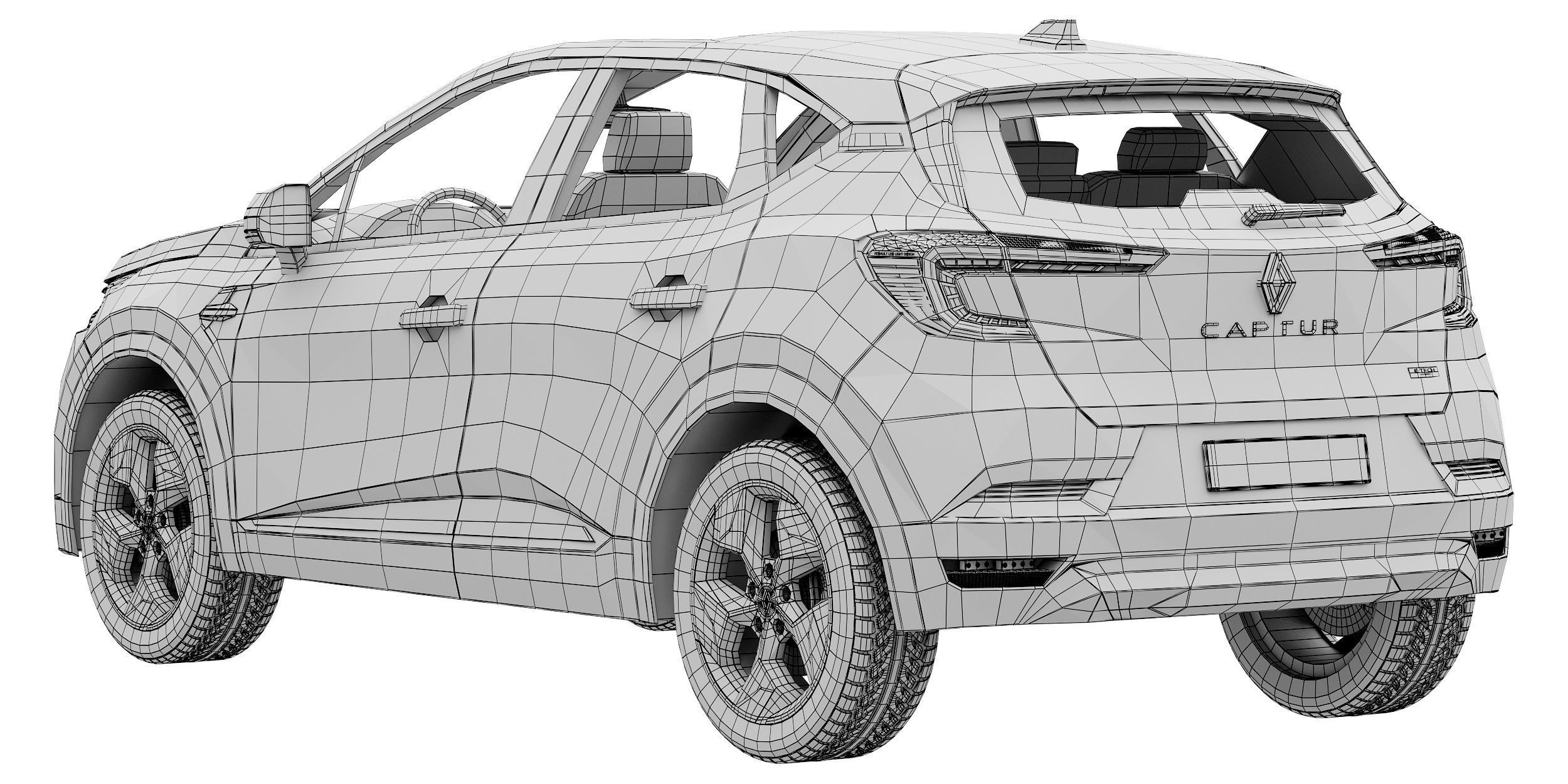 Renault Captur 2025 3D model_15