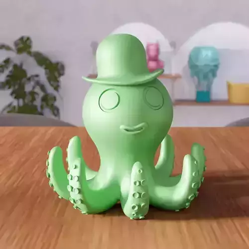 Octopus Figure with Hat - 315