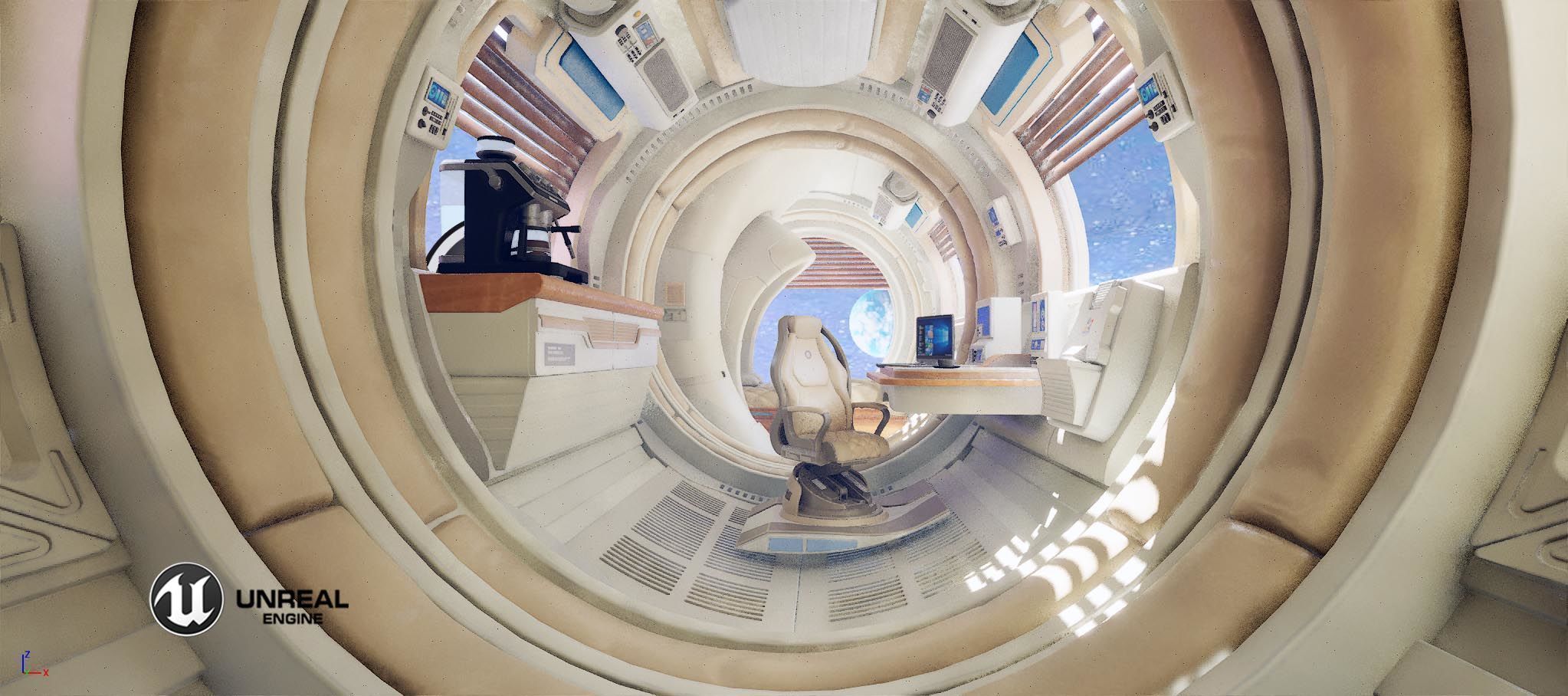 spaceship room sci fi 3D model_22