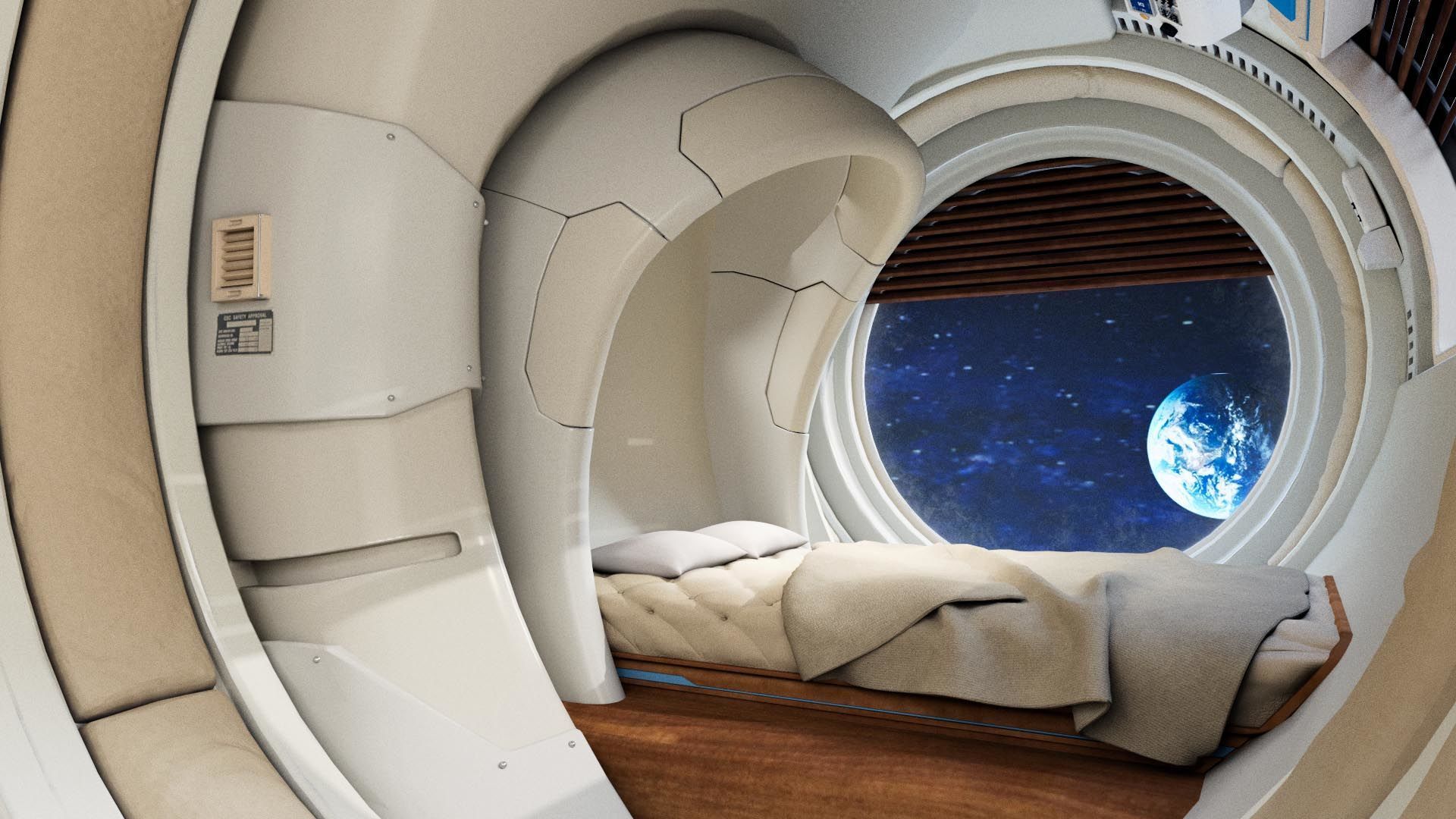 spaceship room sci fi 3D model_3